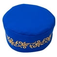 thumbnail image 3 of XIAOHUAGUA African Kufi Hat with Gold Embroidery Ankara Kufi Hats Men Hat Accessory Cap, 3 of 5