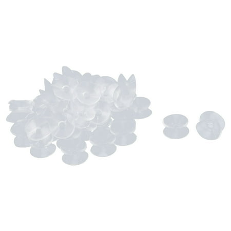 

Home Rubber Double Sided Wall Window Glass Mirror Suction Cups Sucker Pads 50pcs