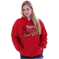 thumbnail image 3 of Christmas Puppy Gingerbread Cookie Women Plus Size Graphic Pullover Hoodie Brisco Brands 5X, 3 of 5