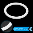 thumbnail image 3 of Uxcell 2 Inch Dream Catcher Rings, 5 Pcs Plastic Macrame Wreath Floral Round Ring Hoop, White, 3 of 7