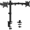 thumbnail image 1 of Dual Monitor Stand Heavy Duty Adjustable Desk Mount for 2 Screens up to 32 Inches with Height Tilt Swivel Rotate, 1 of 8