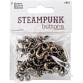 thumbnail image 2 of (2 pack) Blumenthal Lansing 5555ST-1812 Gold Octopu-Buttons Steampunk, 2 of 3
