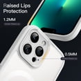 thumbnail image 6 of JETech Magnetic Case for iPhone 13 Pro Max 6.7-Inch, Compatible with MagSafe, Translucent Matte Back Camera Lens Full Protection Slim Shockproof Phone Cover (Gray), 6 of 6