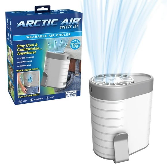 Enfriador de aire portátil Arctic Air Breeze Jet recargable de 3 velocidades