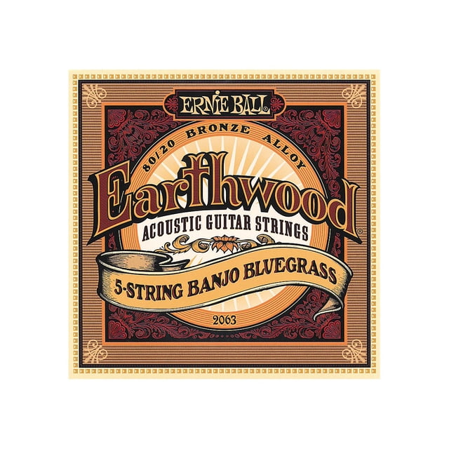 Cuerdas para banjo Ernie Ball Earthwood, 5 cuerdas, Bluegrass