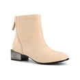 thumbnail image 1 of Unique Bargains Bottines à Talons Électrolytiques à Bout Carré pour Femmes, 1 of 8