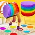 thumbnail image 3 of 36Pcs Round Carpet Marker Sticker No-slip Fastener Tape Children Educational Colorful Floor Spot Dot Rug, 3 of 9