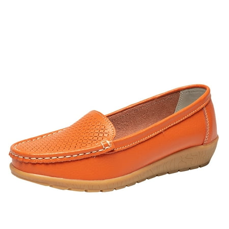 

GWAABD Summer Shoes for Women Color Shoes Women s Shoes Solid Slip on Casual Single Wedges Shoes Shoes Women s casual shoes