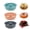 B-Grey, pink, blue, variant on RYLZX 3 Pack Silicone Bundt Cake Pan Nonstick,10 Inch, Silicone Cake Molds,Pound Cake Pan, Baking Pan for Jello,Gelatin,Cake,Brownie and Bread(Pink+Blue+Red)