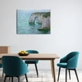 thumbnail image 5 of Claude Monet Canvas Wall Art - The Manneport Seen from the East Classic Artwork Picture Print with Framed Famous Oil Painting Hang for Home Office Bedroom Living Room Wall Decor-16" X12", 5 of 7