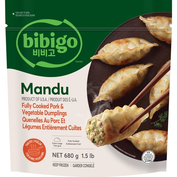 Bibigo Mandu Porc et Raviolis de légumes 680GR