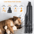 thumbnail image 7 of Dog Nail Grinder with 6-Speed, 2 Led Lights, Rechargeable Electric 3-Piece for Dogs and Cats, 7 of 7