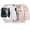 4-Reflective White/Pink Sand/Rose Pink, variant on 3Pack Band Compatible for Apple Watch Band 38mm 40mm 41mm 42mm 44mm 45mm 49mm Women Men,Breathable Braided Woven Fabric Nylon Sport Loop Replacement Strap for iwatch SE Ultra Series 9 8 7 6 5 4 3 2 1