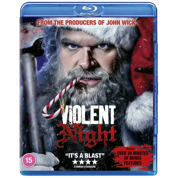 Violent Night (Blu-ray) Mike Dopud David Harbour John Leguizamo Beverly D'Angelo Alex Hassell