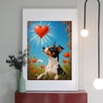 thumbnail image 2 of Diamond Art Kit for Adults, Dog Heart Sunflowers Poppies Blue Sky Diamond Painting for Adults Beginners, 5D DIY Diamond Art Painting Kits, Colorful Diamond Painting Craft for Home Decor 12x16, 2 of 7