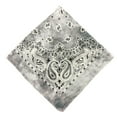 thumbnail image 1 of Sonducket Pañuelo de anacardo de poliéster, bufanda cuadrada de moda, diadema de Paisley, pañuelo para la cabeza para senderismo, regalos Ciclismo Gris teñido anudado, 1 of 6