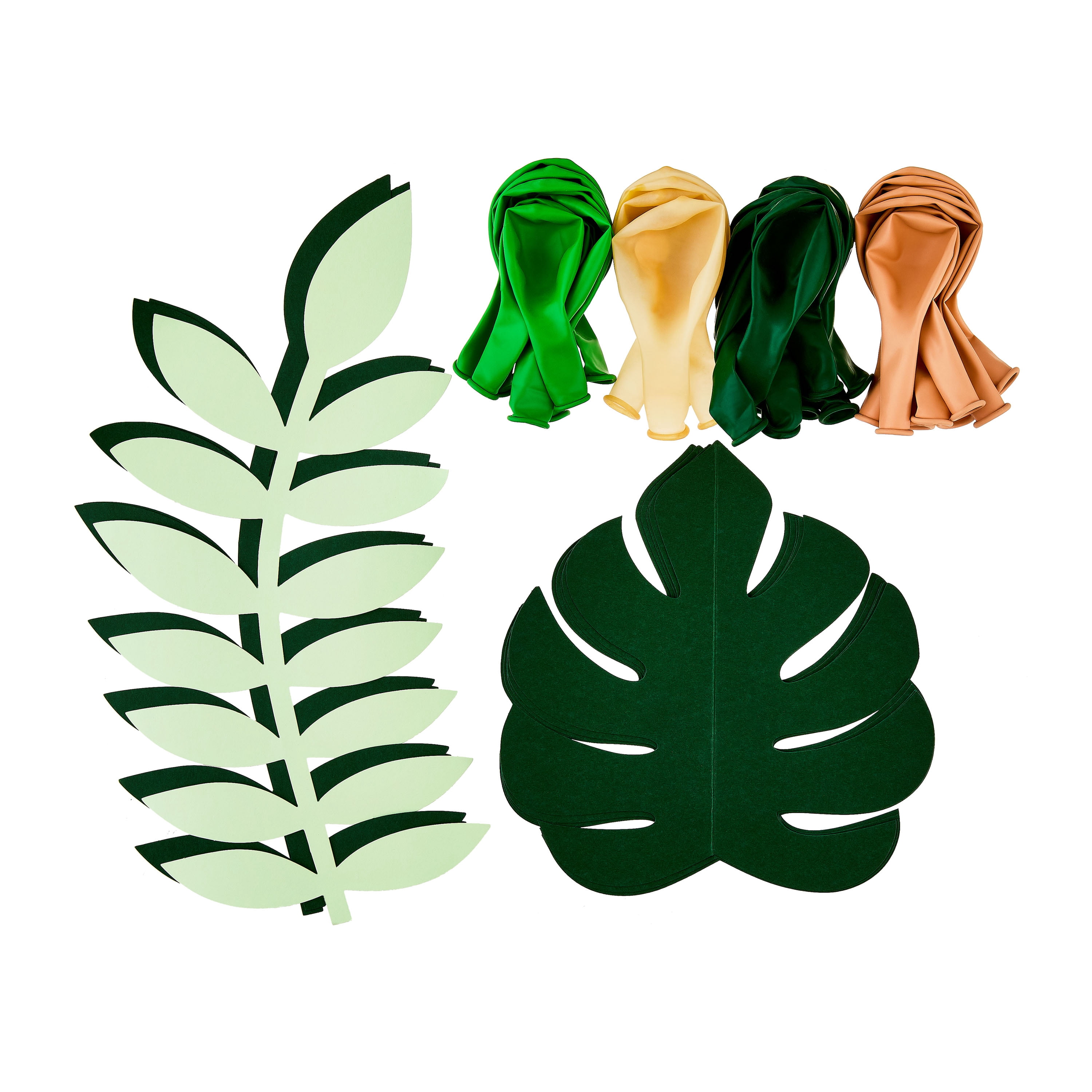 Multicolor Jungle Party Balloon Garland, 40 Pieces, by Way To Celebrate