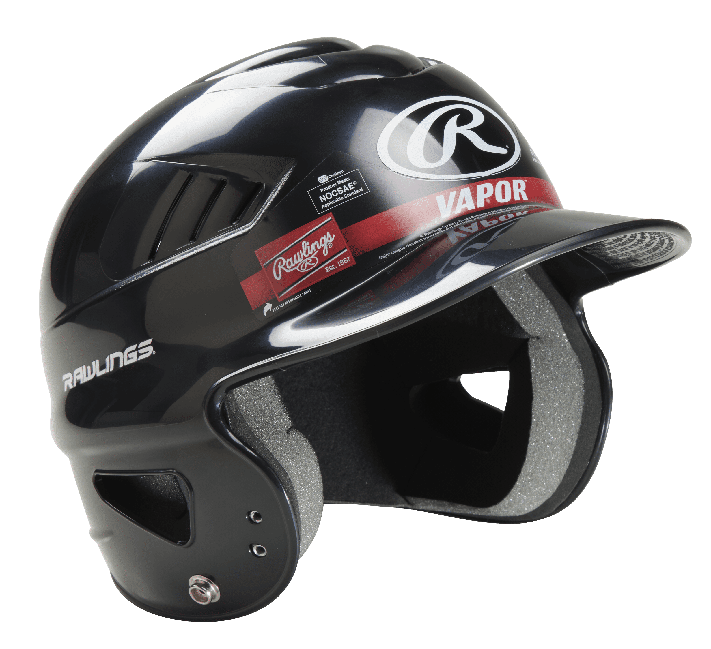 Vapor Rawlings Youth Batting Helmet with COOLFLO Technology One Size fits 6 1/2-7 1/2 for use in all leagues 