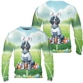 thumbnail image 3 of Happy Easter Hello Spring English Setter Playing Football All Over Print 3D Sweatshirt Unisex Merch Dog Lover - 13003, 3 of 6