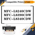 thumbnail image 2 of TN-259 TN259 TN-259BK TN-259C TN-259M TN-259Y Toner Cartridges Compatible for Brother MFC-L8240CDW MFC-L8390CDW MFC-L8340CDW Printers --- High Capacity 4,500 Pages, 2 of 7