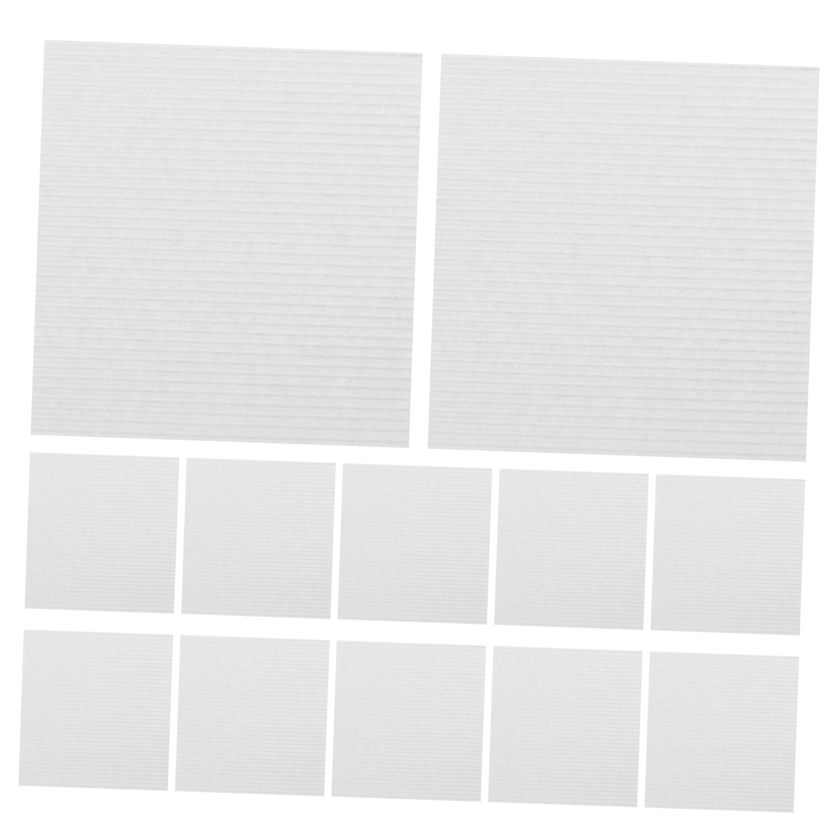RENACLIPY 100Pcs White Pizza Box Liners Oil Resistant Paper Pads for Baking and Grilling