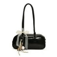 thumbnail image 5 of Bolso de axila para mujer, nuevo bolso de moda 2025 de color liso, versión coreana, bolso de hombro para mujer, bolso baguette con textura para desplazamientos diarios., 5 of 5