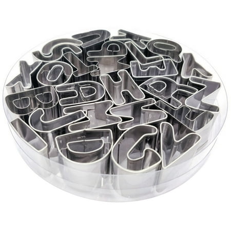 

Stainless Steel Alphabet Cookie Mold Biscuit Cutter Set Cake Decorating Moulds Fondant Cutter Set