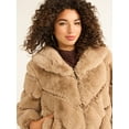 thumbnail image 2 of Sofia Jeans Women's and Women's Plus Faux Fur Chubby Jacket, Sizes XS-5X, 2 of 4
