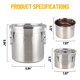 thumbnail image 5 of QinaQin Alambique de acero inoxidable con enfriamiento doble, capacidad de 3/5/8 galones, kit destilador con termómetro y bomba de agua, ideal para elaborar whisky o vino en casa, 5 of 7