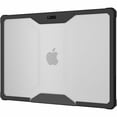 thumbnail image 3 of UAG MacBook Air 15" Case M5 2026 M4 2025 M3 2024 - Translucent Clear Rugged Tactile Grip Laptop Protective Cover, Plyo Ice/Black, 3 of 9