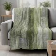 thumbnail image 2 of Sage Green Throw Blanket for Couch,Lightweight Flannel Fleece Blanket,Retro Oil Painting Modern Abstract Art Aesthetics Microfiber Plush All Season Decorative Blankets for Sofa Office Lap 30"x40", 2 of 9