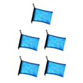 thumbnail image 3 of Transemion Dive Swimming Drawstring Mesh Bag Storage for Gear Diving Snorkel Blue 9 Inch x 6.5 Inch 5Set, 3 of 6