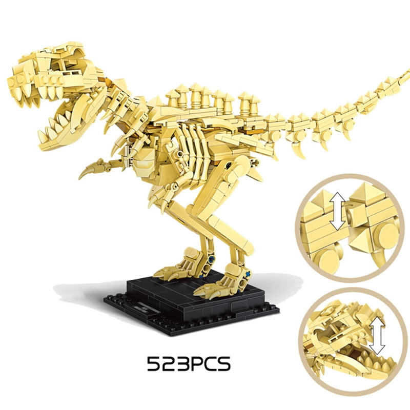 Dinosaurs Dino Egg Fossils Toy Animals Animal Bundle Set Building Bricks Blocks 