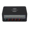 thumbnail image 3 of Adaptador de Cargador Rápido Multipuerto USB 818 ZHCH con Carga Inalámbrica, 3 of 5
