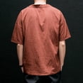 thumbnail image 4 of LUOGENLI T-shirts pour Homme pour Hommes T-Shirt Uni à Col Rond à Manches Courtes en Lin Coton T-Shirt T-shirts pour Hommes T-shirts Graphiques T-shirts de la Saint-Patrick pour Hommes T-shirts Graphiques TTG Grand Saint-Valentin Café TTG, 4 of 4