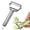 B, variant on Multi functional wire cutting and peeling knife with round handle,Root vegetable strip cutting,vegetable shaver,Stainless steel-A