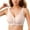 Khaki, variant on Wireless Front Closure Support Bras for Older Women - Comfortable Seamless No Underwire Lift Solution Grey,XXL