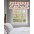 thumbnail image 3 of Shell Coastal Curtain Valances for Windows, Ocean Summer Beach Nautical Coral Kitchen Valance Window Treatment, Light Filtering Block Curtains for Bathroom/Bedroom/Living Room 54'' x 18'', 3 of 9