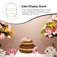 thumbnail image 3 of Nestingho Cake Stand De Hierro Dorado Con 2 Niveles Para Exhibición En Bodas Y Fiestas, 3 of 8