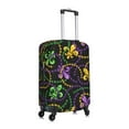 thumbnail image 3 of Easygdp Mardi Gras6 Print Elastic and Washable Suitcase Protective Cover with Hidden Zipper Fits 18-32 inch Luggage -Large, 3 of 9