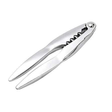 

1Pc Seafood Crab Pincer Walnuts and Nuts Plier Seafood Opening Tool (Silver)