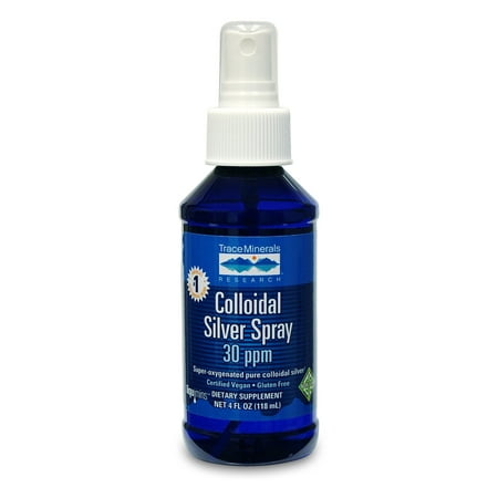 colloidal silver trace spray minerals ppm oz walmart