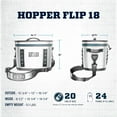 thumbnail image 3 of YETI Hopper Flip 18 Enfriador portátil, carbón, 3 of 5