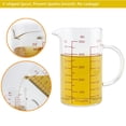thumbnail image 3 of i Kito 500ML Glass Measure Cups with Handle & Pour Spout, Three Scales (OZ, Cup, ML), Measuring Beaker for Kitchen, 3 of 6