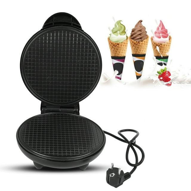 Temperature Control Ice Cream Cone Machine, Egg Roll Maker, EU 220V For Home Restaurant Kitchen Accessory
