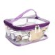 thumbnail image 1 of Transparent PVC Makeup Bag Portable Waterproof Toiletry Bag Large Capacity Zipper Cosmetic Bag, 1 of 2