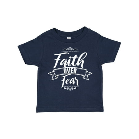 

Inktastic Cancer Awareness Faith over Fear Gift Toddler Boy or Toddler Girl T-Shirt