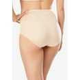 thumbnail image 3 of Comfort Choice Women's Plus Size Full Coverage Nylon Brief 10-Pack, 3 of 6