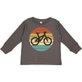 thumbnail image 3 of Inktastic Bicycle Vintage Cyclist Sunset Boys or Girls Long Sleeve Toddler T-Shirt, 3 of 5