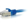 thumbnail image 2 of C2G 25ft Cat6a Snagless Shielded (STP) Network Patch Ethernet Cable Blue - Patch cable - RJ-45 (M) to RJ-45 (M) - 7.62 m - STP - CAT 6a - snagless, stranded - blue, 2 of 2